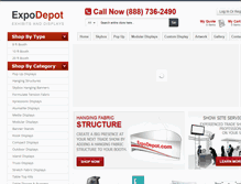 Tablet Screenshot of expodepot.com